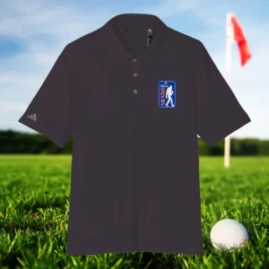 Sasquatch Golf Academy Tour Logo Adidas Polo (Black)