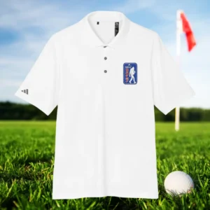 SGA Tour Logo Adidas Polo Shirt (White)