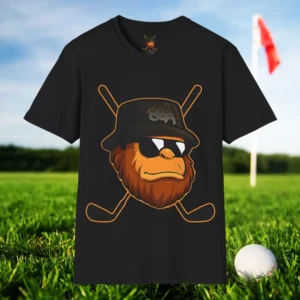 Sasquatch Golf Academy Squatch of Clubs Tee